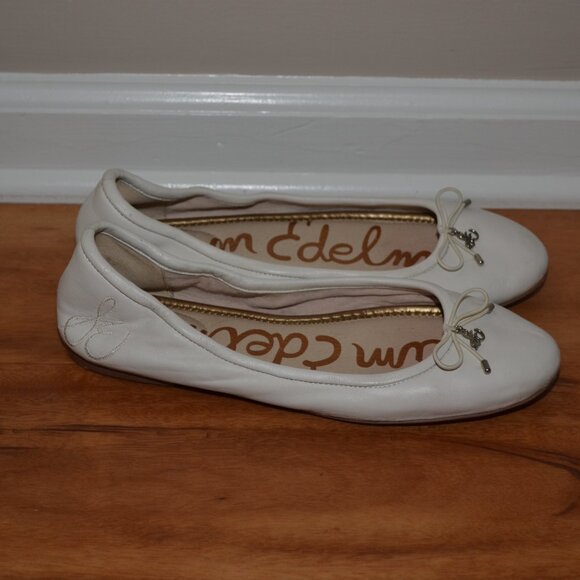 Sam Edleman LOT of 3 Felicia White, Red, Lime green Ballet flats, sz 8.5 - Picture 9 of 15